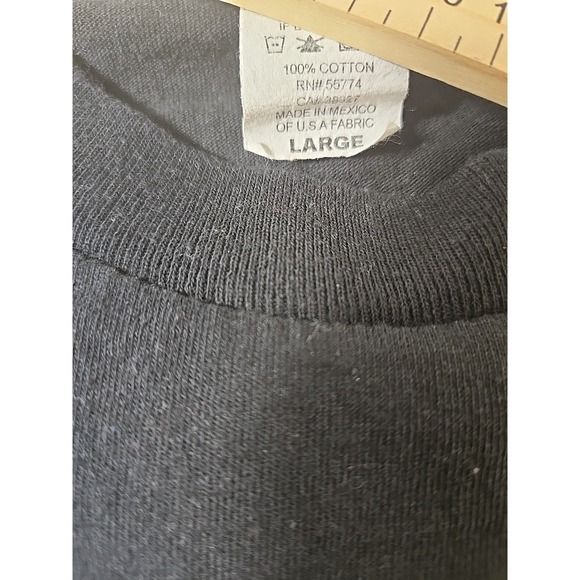 Vtg Bon Jovi T-Shirt Men's L 80s Runaway Rock Band Tee Jon Concert Rare - Picture 7 of 16